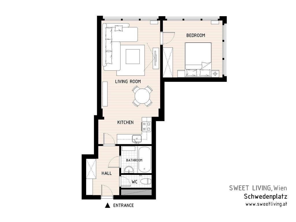 Living Schwedenplatz Apartment Vienna Exterior photo